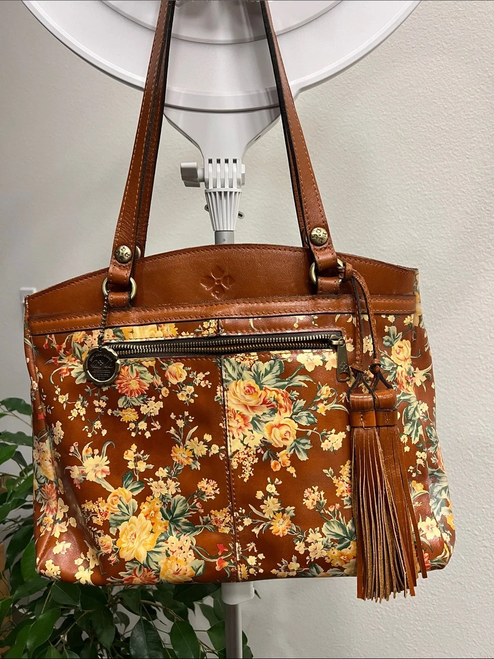 Patricia Nash Poppy Tote Botanical Garden Floral Bag 10th anniversary